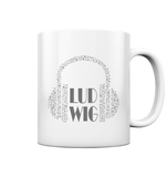 Kaffeetasse Rock, weiss - LudwigvanB.