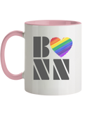 Bonn Love, gute Laune Tasse zweifarbig - LudwigvanB.