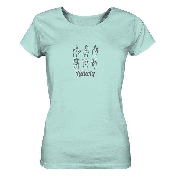 Organic Fair Fashion T-Shirt Sign Language, Damen  - LudwigvanB.