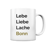 Tasse Lebe, Liebe, Lache Bonn - LudwigvanB.